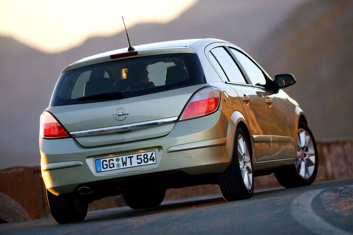 Opel Astra 2004. Carrosserie, extérieur. Hatchback 5-portes, 3 génération