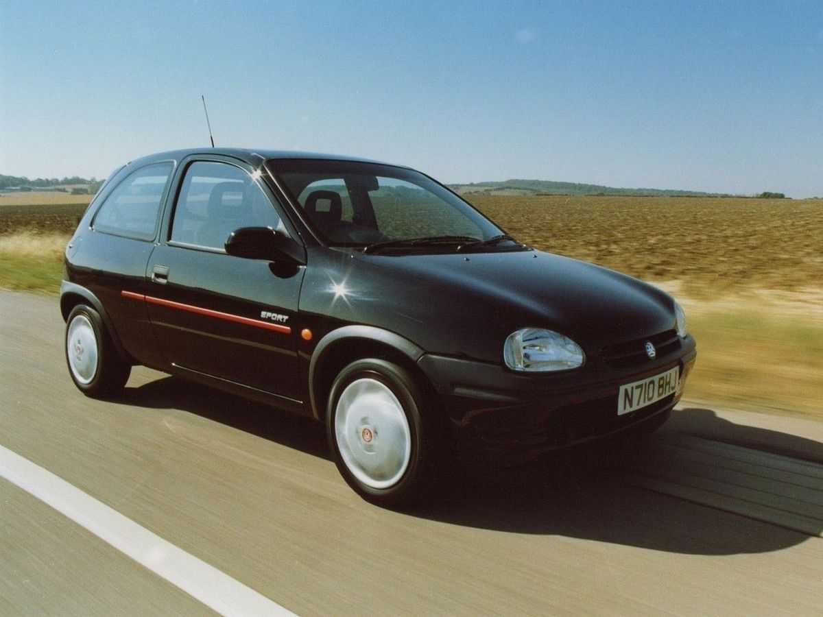 Vauxhall Corsa 1993. Carrosserie, extérieur. Mini 3-portes, 2 génération