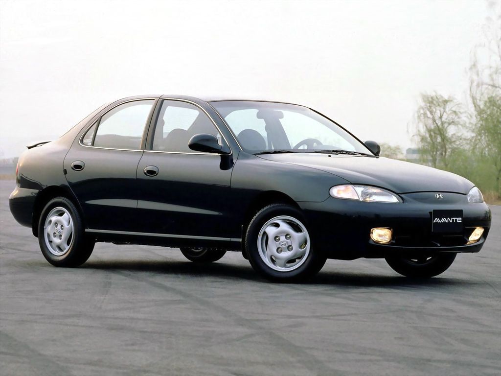 Hyundai Avante 1995. Bodywork, Exterior. Sedan, 2 generation