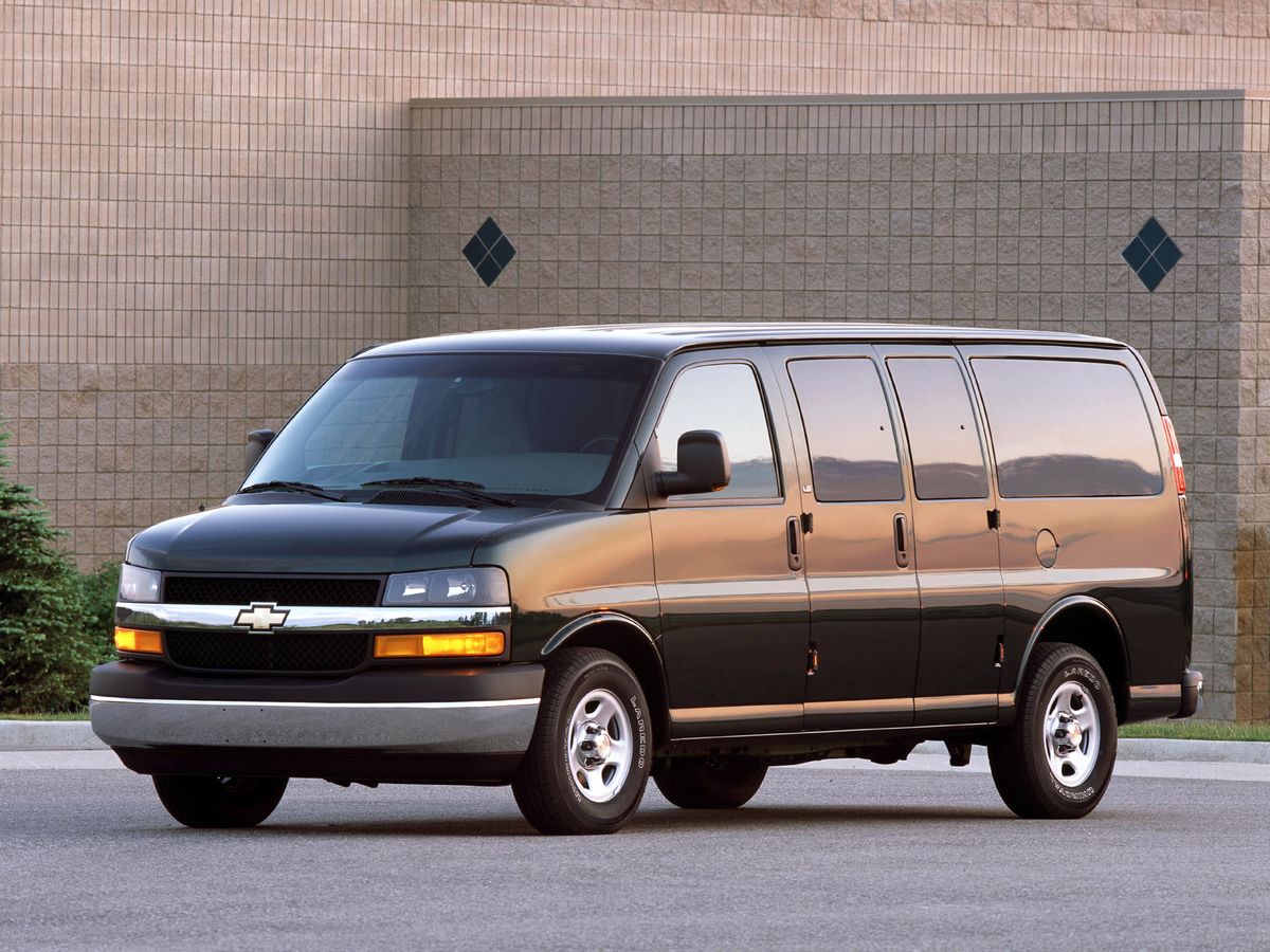 Chevrolet Express 2002. Carrosserie, extérieur. Monospace, 2 génération