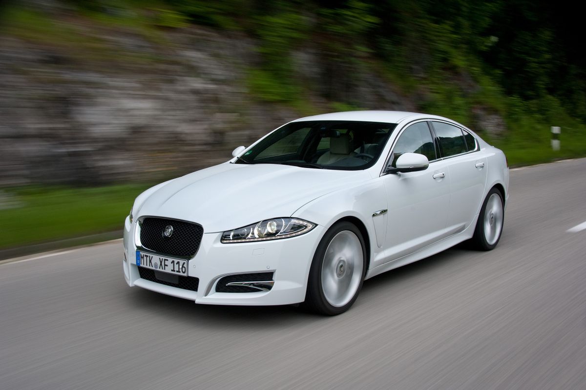 Jaguar XF 2010. Carrosserie, extérieur. Berline, 1 génération, restyling