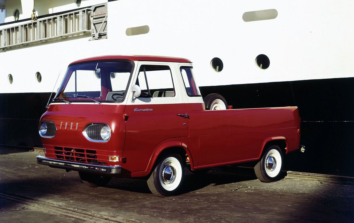 Ford Econoline 1961. Carrosserie, extérieur. Pick-up, 1 génération