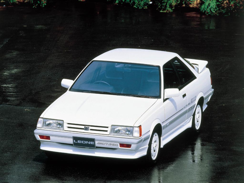 Subaru Leone 1984. Carrosserie, extérieur. Coupé, 3 génération