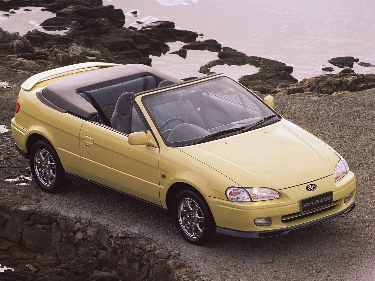Тойота Пасео 1996. Кузов, экстерьер. Кабриолет, 2 поколение