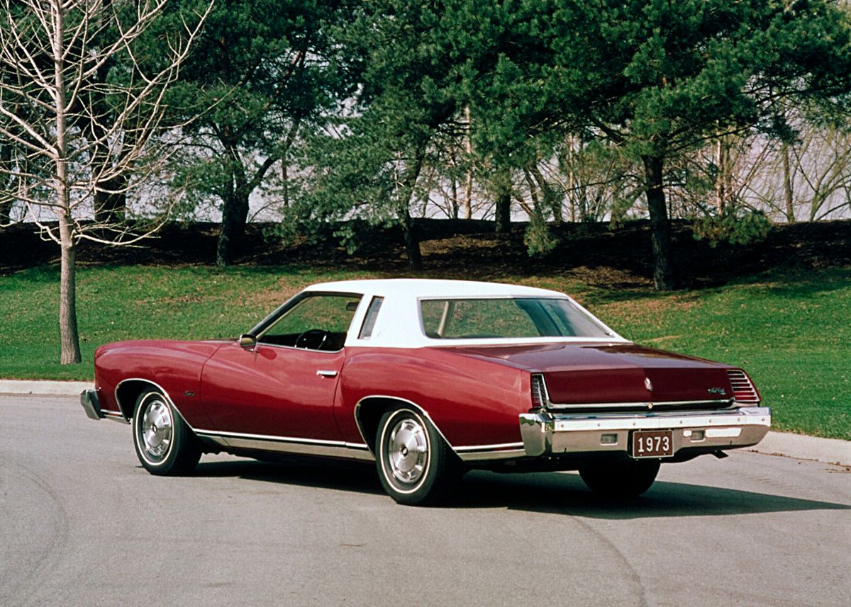 Chevrolet Monte Carlo 1973. Carrosserie, extérieur. Coupé, 2 génération