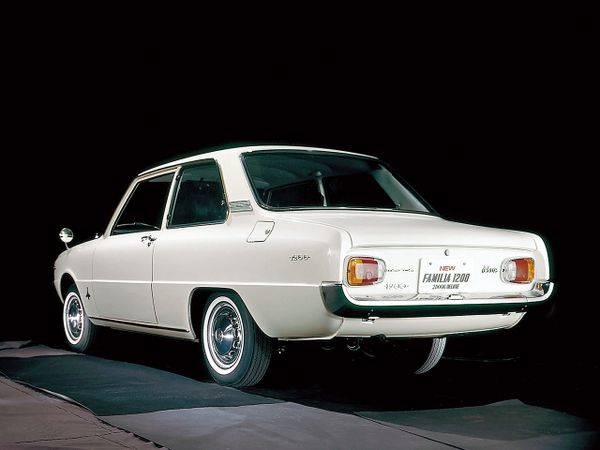 Mazda Familia 1967. Bodywork, Exterior. Sedan 2-doors, 2 generation