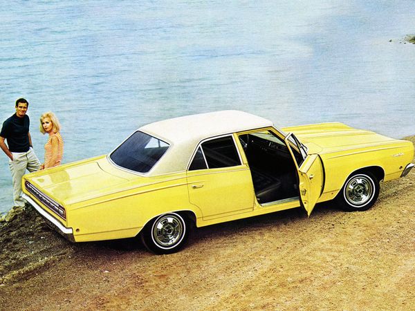 Plymouth Satellite 1968. Carrosserie, extérieur. Berline, 2 génération