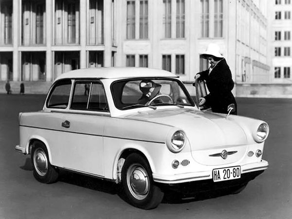 טראבנט P50 1958. מרכב, צורה. סדאן 2 דלתות, 1 דור