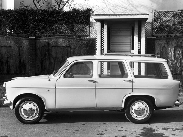 אלפא רומיאו ג'ולייטה ‏1955. מרכב, צורה. סטיישן 5 דלתות, 1 דור
