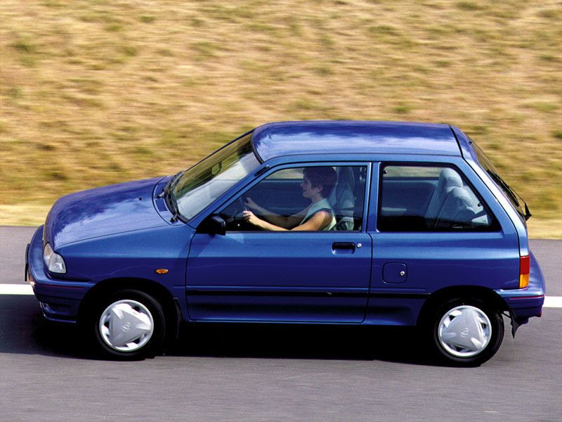Kia Pride 1987. Carrosserie, extérieur. Mini 3-portes, 1 génération