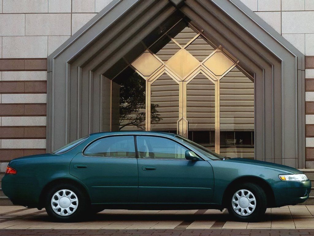 Toyota Corolla 1991. Carrosserie, extérieur. Berline sans pilier central, 7 génération