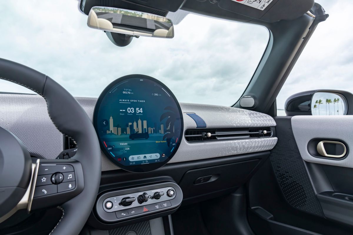 MINI Hatch 2023. Мультимедиа. Кабриолет, 4 поколение
