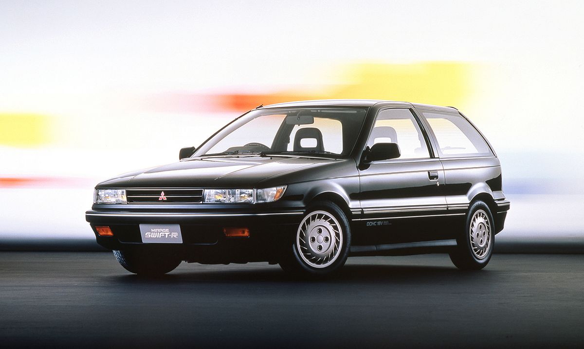 Mitsubishi Mirage 1987. Bodywork, Exterior. Hatchback 3-door, 3 generation
