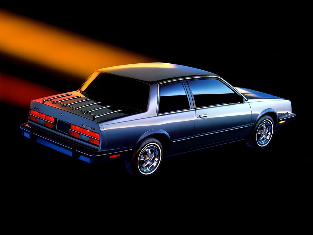 Chevrolet Celebrity 1982. Carrosserie, extérieur. Coupé, 1 génération