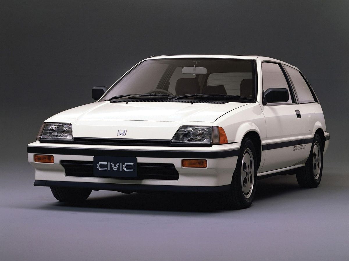 Honda Civic 1983. Carrosserie, extérieur. Mini 3-portes, 3 génération