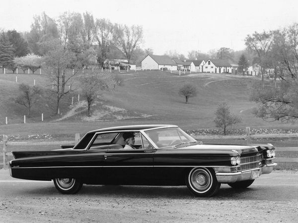Cadillac DeVille 1961. Carrosserie, extérieur. Coupé, 2 génération