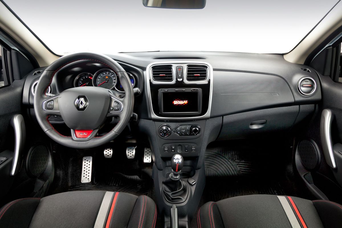 Renault Sandero RS 2015. Siéges avants. Hatchback 5-portes, 1 génération