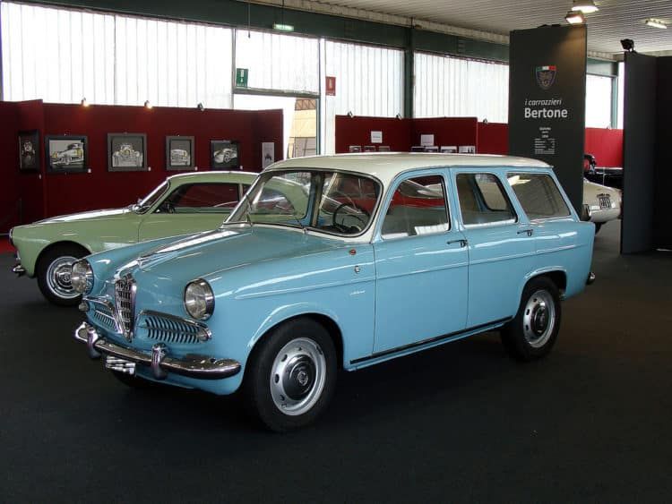 Alfa Romeo Giulietta 1955. Carrosserie, extérieur. Break 5-portes, 1 génération