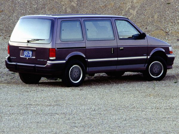Plymouth Voyager 1991. Bodywork, Exterior. Minivan, 2 generation