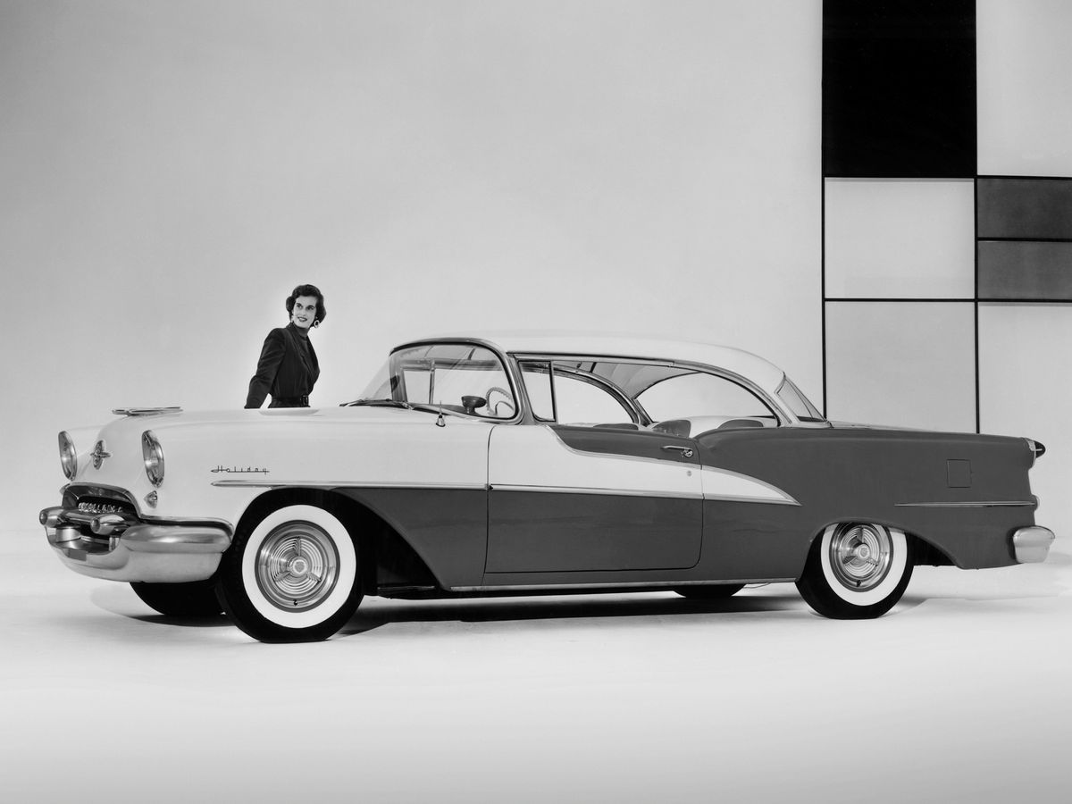 Oldsmobile Ninety Eight 1954. Bodywork, Exterior. Coupe, 3 generation