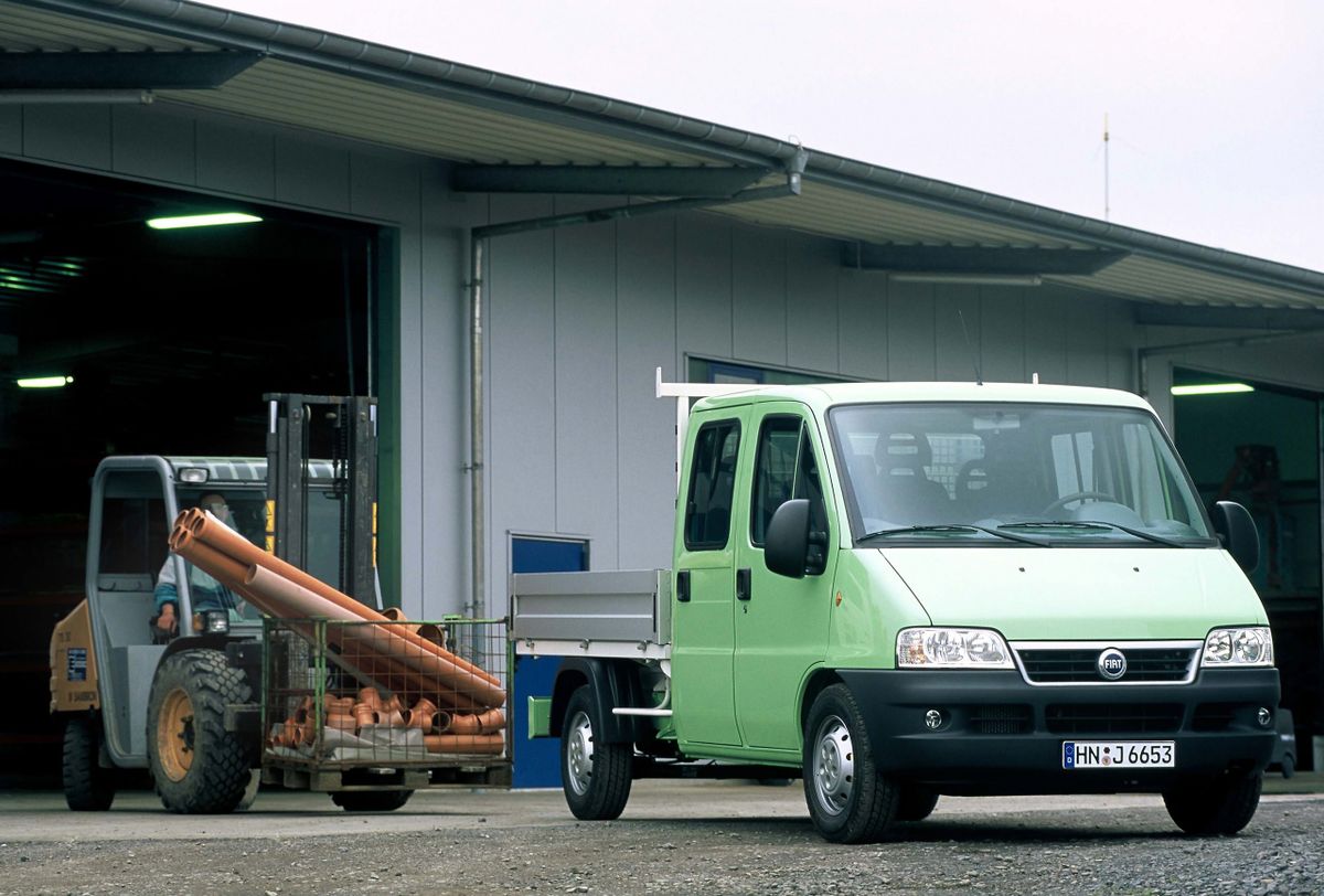 Fiat Ducato 1999. Кузов, экстерьер. Пикап Двойная кабина, 2 поколение