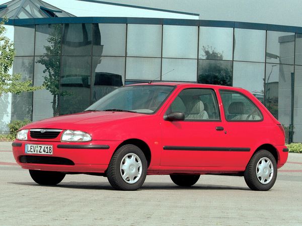 Mazda 121 1996. Carrosserie, extérieur. Hatchback 3-portes, 3 génération