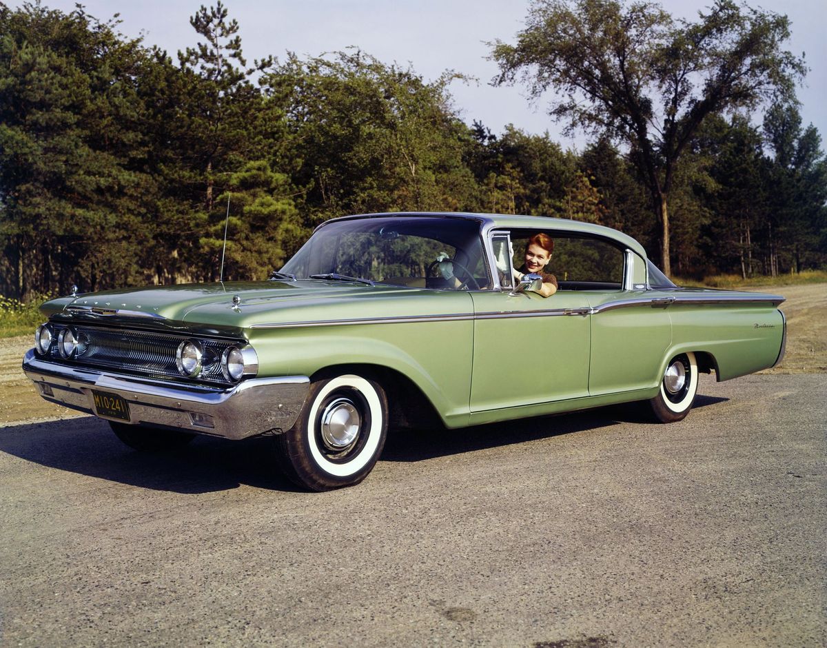 Mercury Monterey 1959. Carrosserie, extérieur. Berline sans pilier central, 4 génération