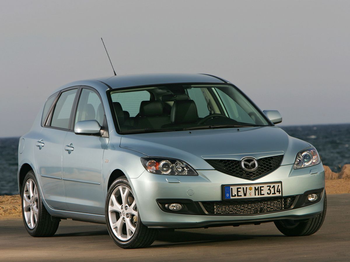 Mazda 3 2006. Carrosserie, extérieur. Hatchback 5-portes, 1 génération, restyling