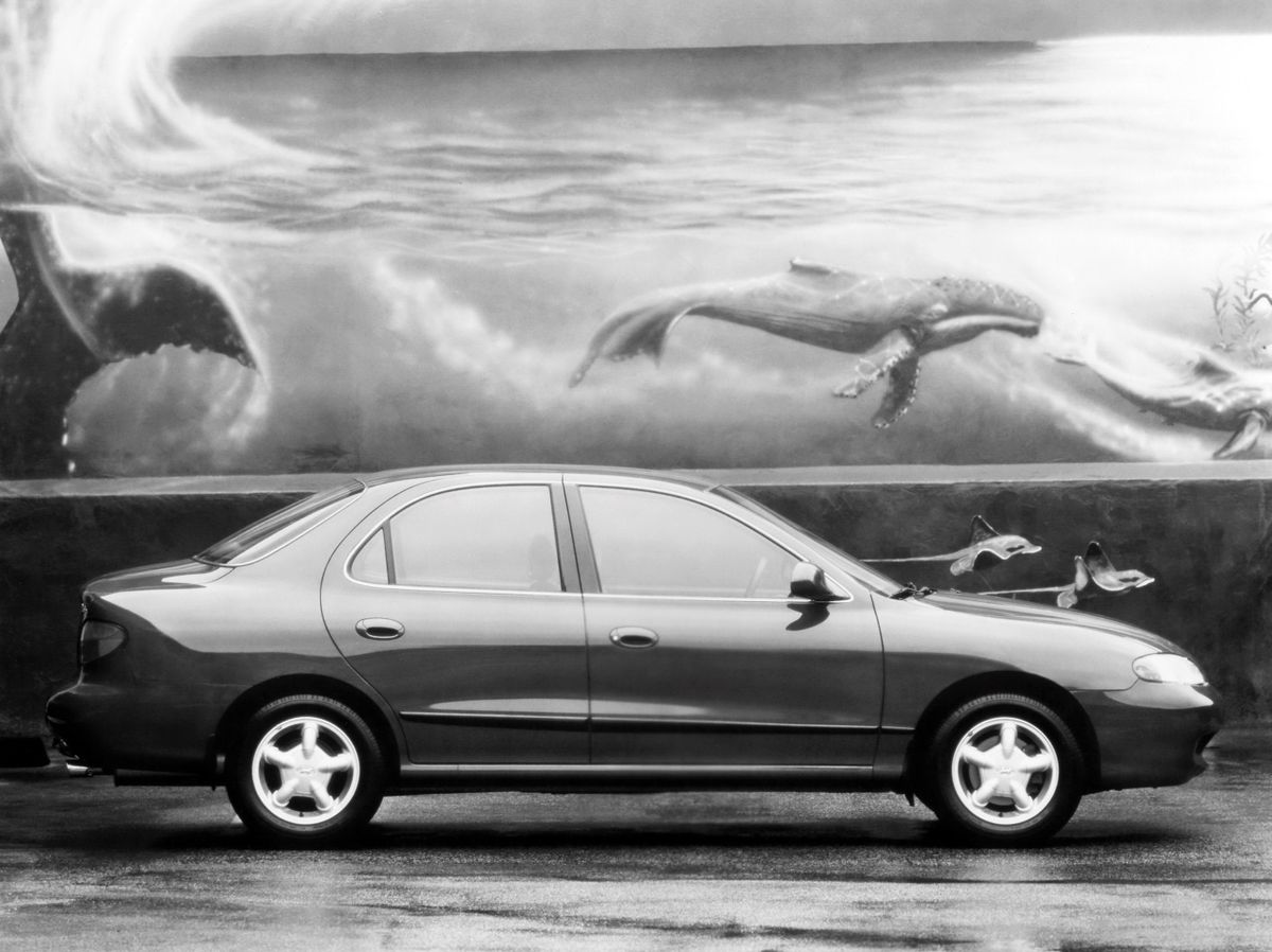 Hyundai Elantra 1995. Carrosserie, extérieur. Berline, 2 génération
