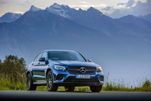 Mercedes GLC Coupe 2016. Carrosserie, extérieur. VUS Coupé, 1 génération