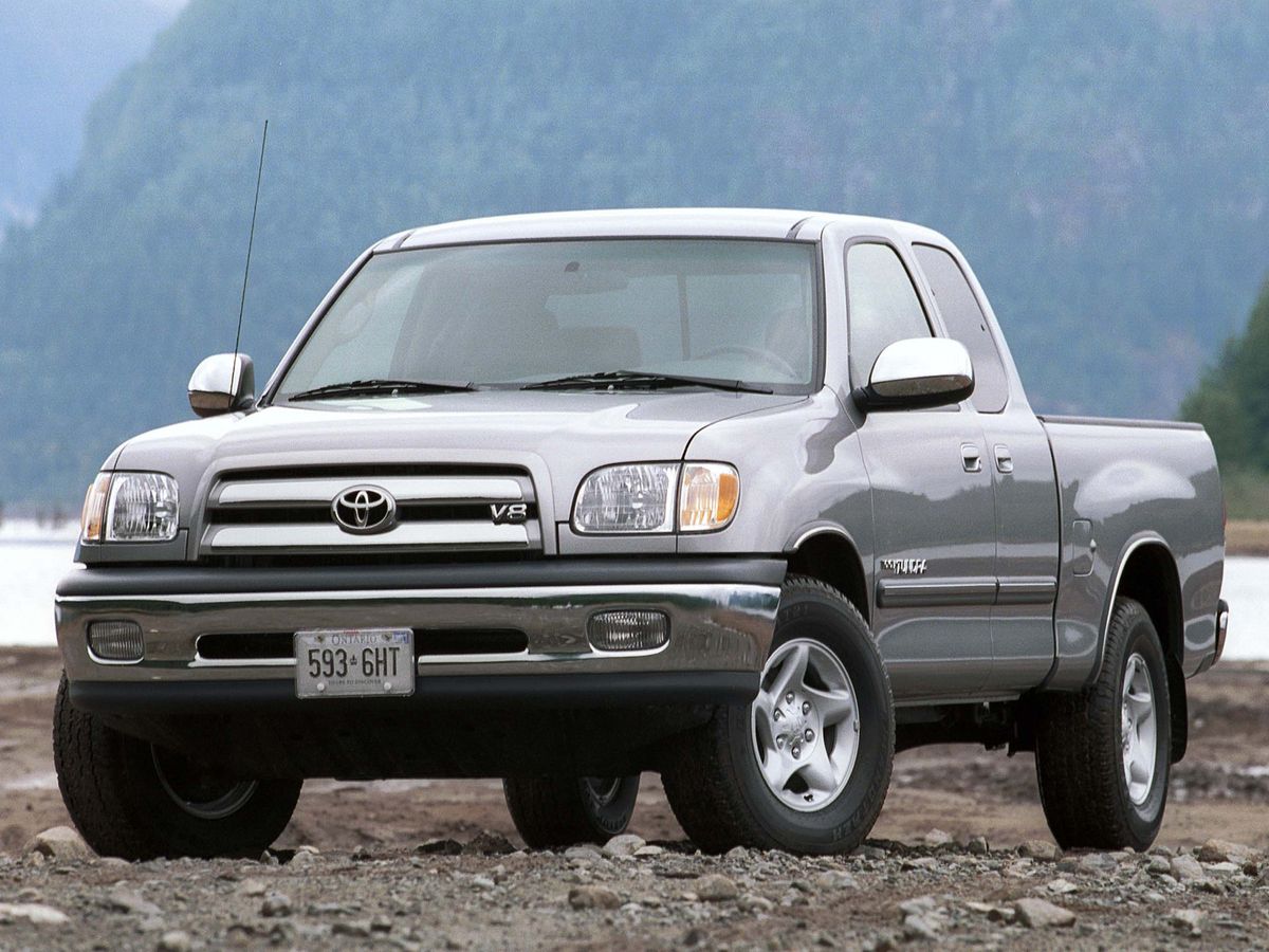 Toyota Tundra 2002. Carrosserie, extérieur. 1.5 pick-up, 1 génération, restyling