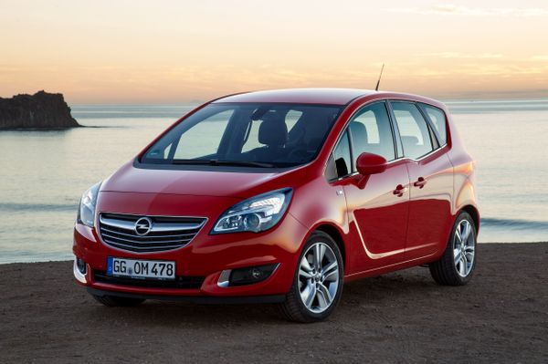 Opel Meriva 2014. Carrosserie, extérieur. Compact Van, 2 génération, restyling