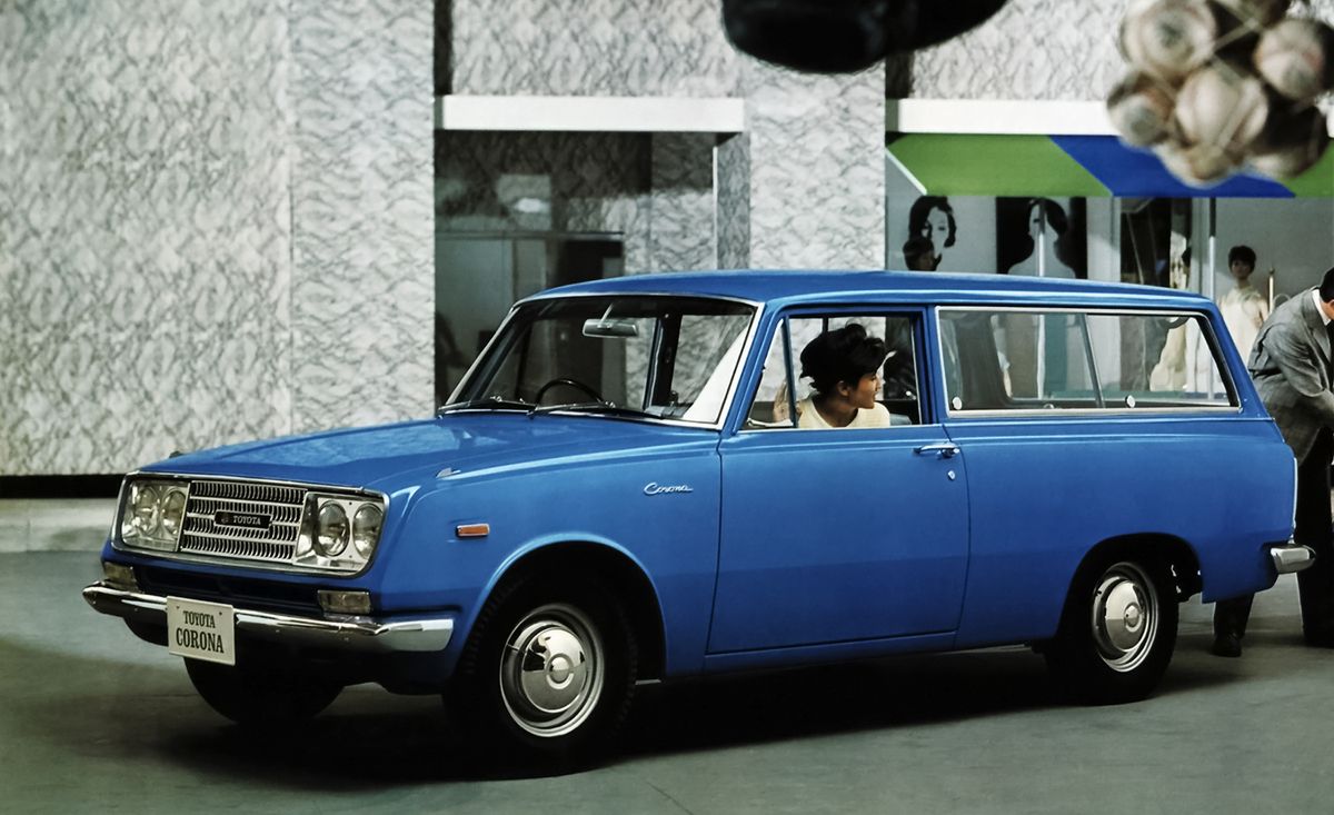 Toyota Corona 1964. Carrosserie, extérieur. Break 3-portes, 3 génération