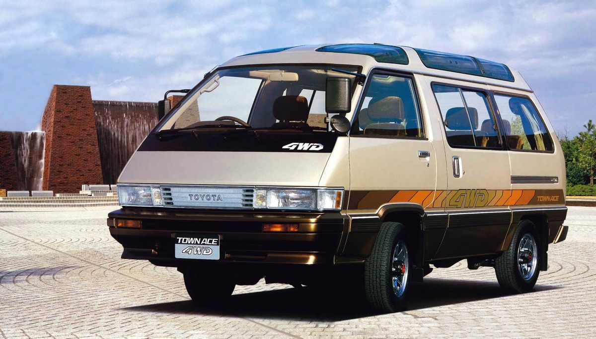 Toyota Town Ace 1982. Carrosserie, extérieur. Compact Van, 1 génération