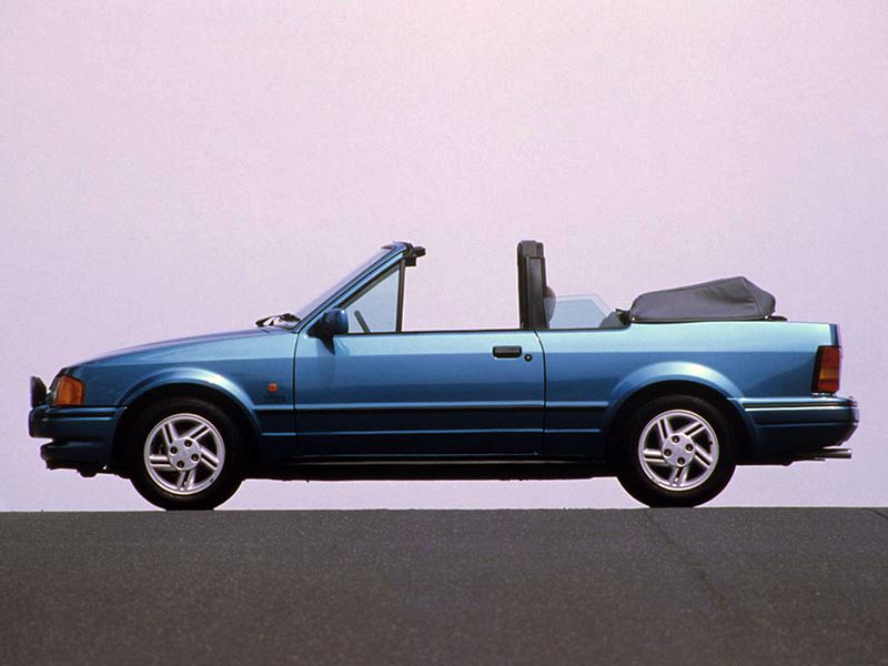 Ford Escort 1986. Carrosserie, extérieur. Cabriolet, 4 génération
