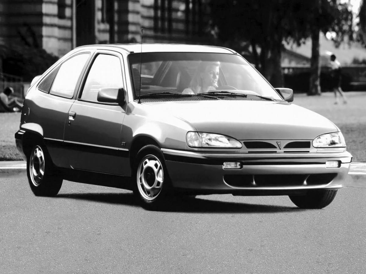 Pontiac LeMans 1991. Carrosserie, extérieur. Hatchback 3-portes, 6 génération, restyling