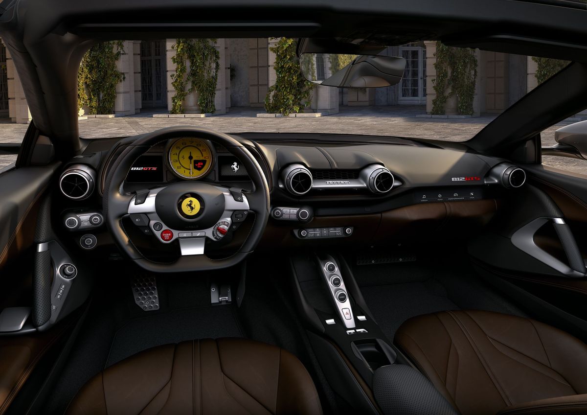 Ferrari 812 2019. Siéges avants. Roadster, 1 génération