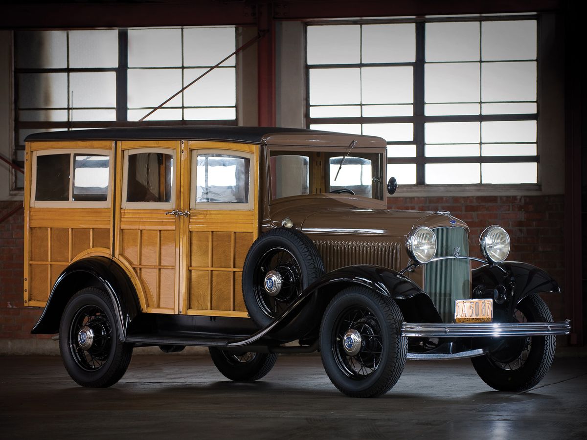 فورد V8 ‏1932. الهيكل، المظهر الخارجي. ستيشن ٥ أبواب (صالون), 1 الجيل