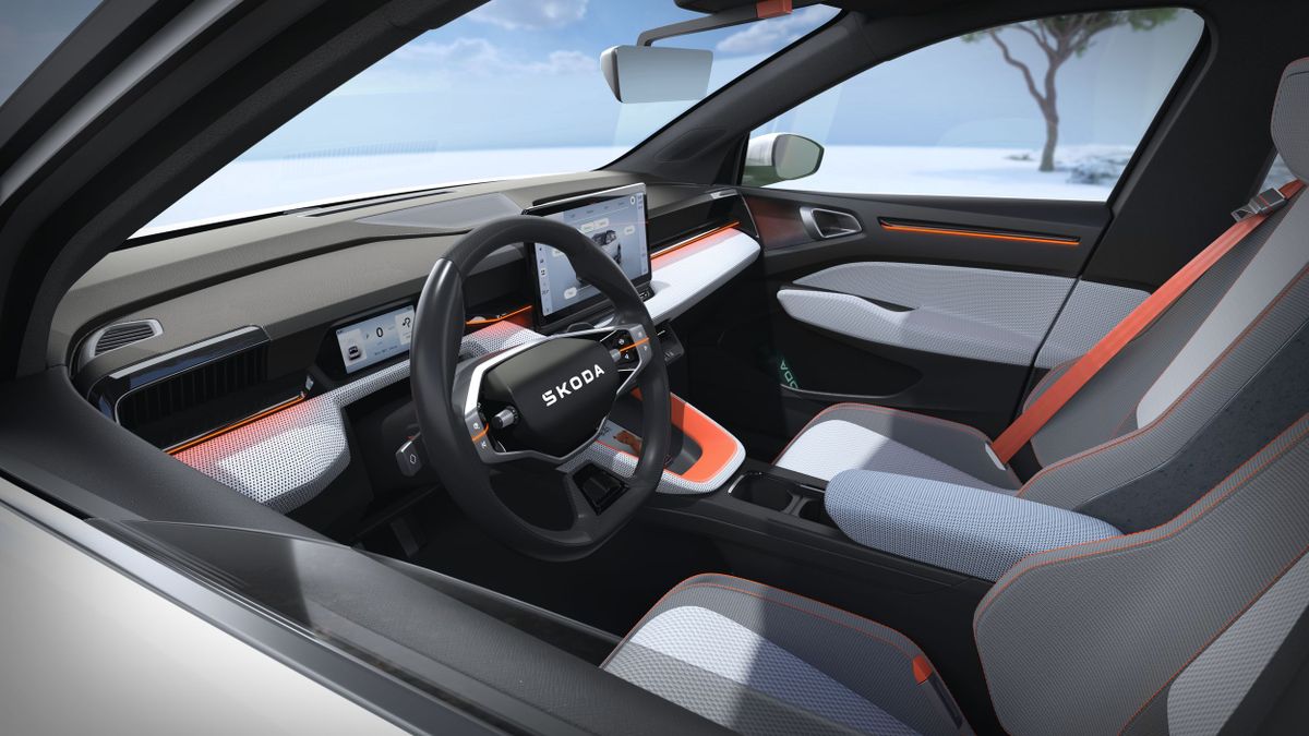 Skoda. Передние сидения.