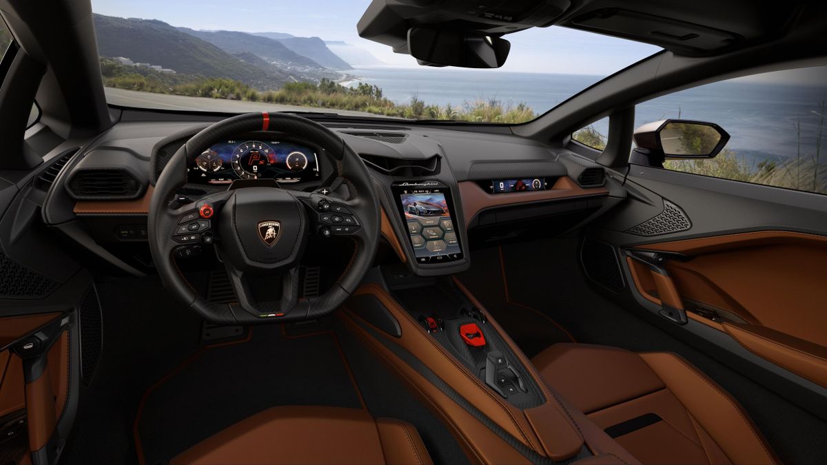 Lamborghini Temerario 2024. Передние сидения. Купе, 1 поколение