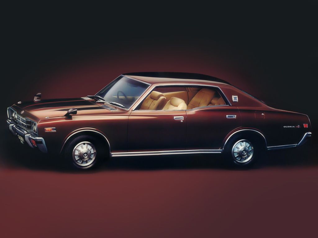 Nissan Gloria 1975. Carrosserie, extérieur. Berline sans pilier central, 5 génération