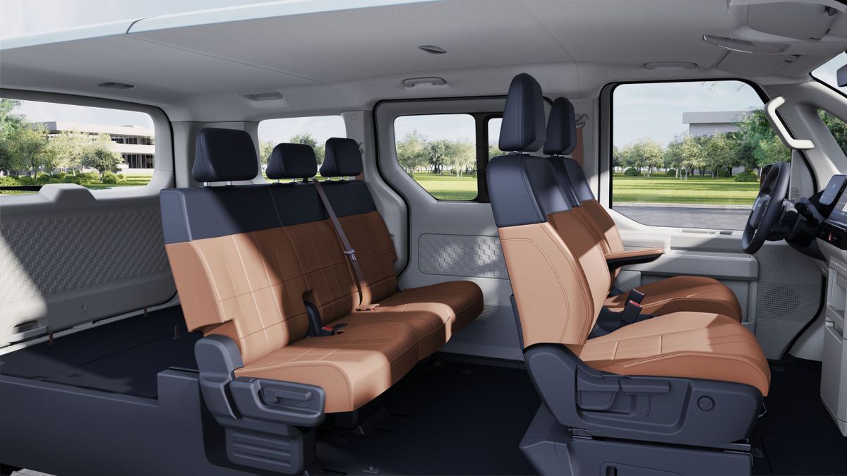 Kia PV5 2025. Салон, интерьер. Минивэн, 1 поколение