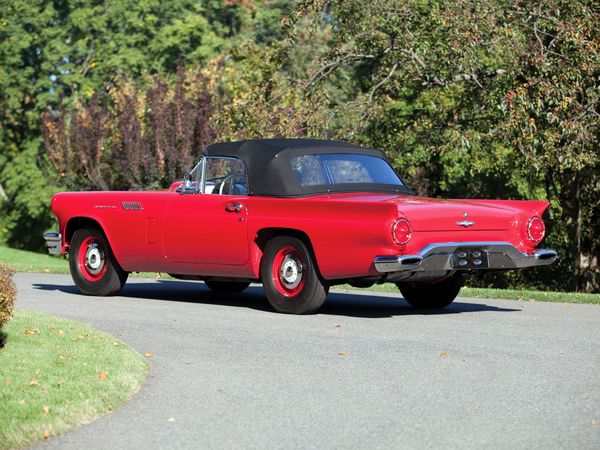 Ford Thunderbird 1955. Carrosserie, extérieur. Cabriolet, 1 génération