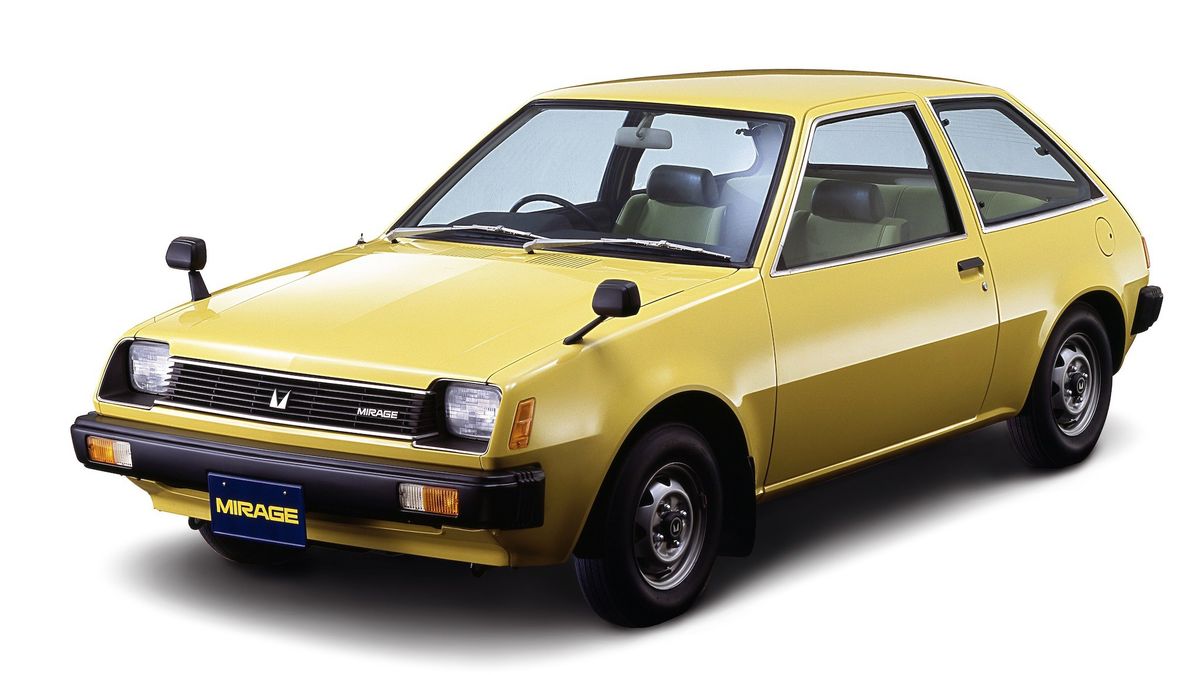 מיצובישי מיראז' ‏1978. מרכב, צורה. האצ'בק 3 דלתות, 1 דור