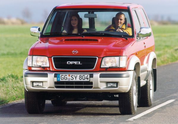 Opel Monterey 1998. Carrosserie, extérieur. VUS 3-portes, 1 génération, restyling