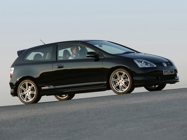 Хонда Цивик Type R 2003. Кузов, экстерьер. Хэтчбек 3 дв., 7 поколение, рестайлинг