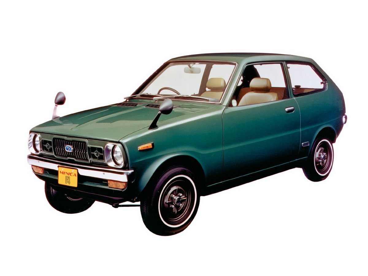 Mitsubishi Minica 1974. Carrosserie, extérieur. Mini 3-portes, 3 génération