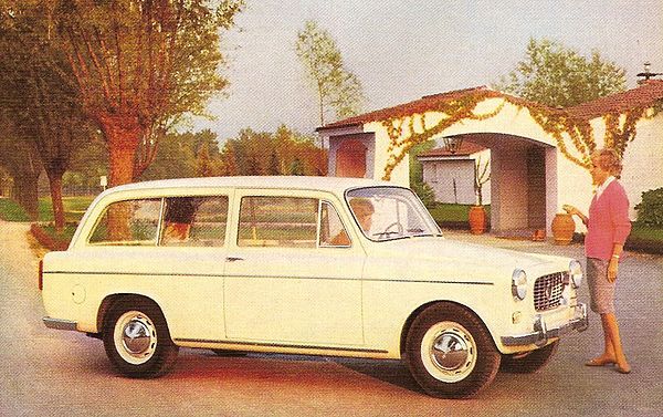 לנצ'יה אפיה 1953. מרכב, צורה. סטיישן 3 דלתות, 1 דור