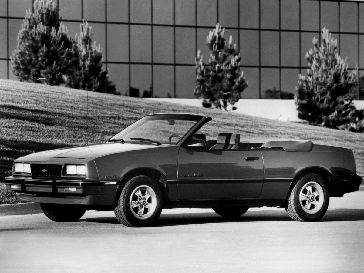 Chevrolet Cavalier 1982. Bodywork, Exterior. Cabrio, 1 generation