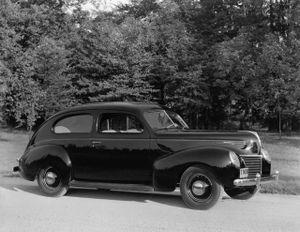 Mercury Eight 1939. Carrosserie, extérieur. Berline 2-portes, 1 génération